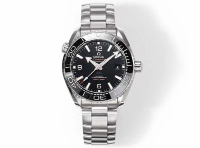 Omega Seamaster 8900 Movement 43.5MM 316L Steel Black Face Men Mechanical Watch